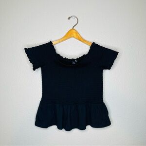 American Eagle Outfitters Ruffle Smocked Top